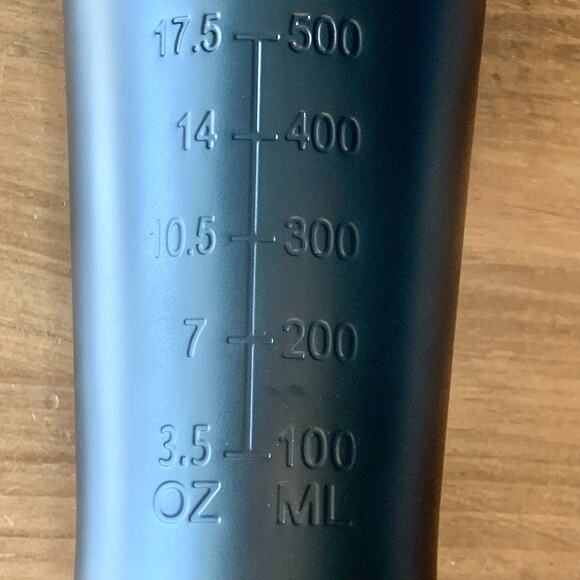 Truvani Stainless Steel Protein Shaker Cup BPA Free Wire Whisk 16.9 oz BLACK NEW - Picture 3 of 7